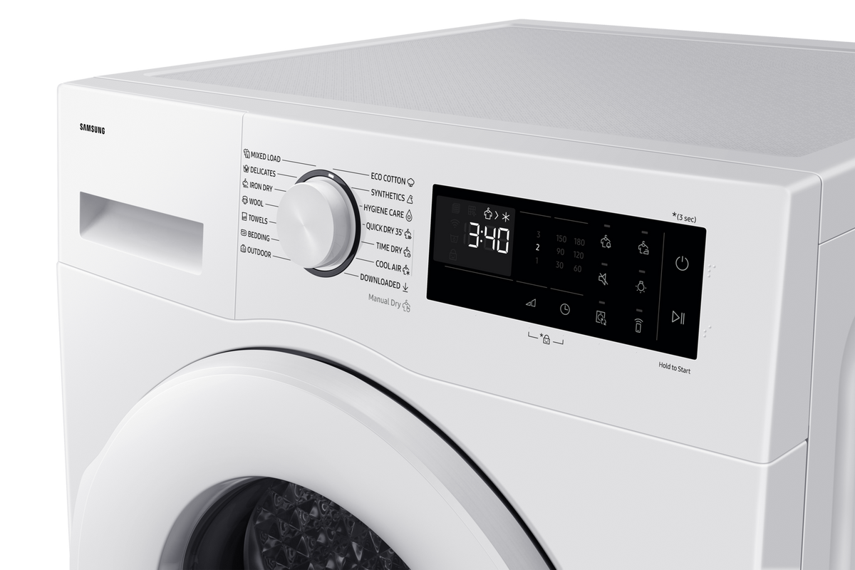 ტანსაცმლის საშრობი SAMSUNG DV90DG52A0TELE — დამატებითი ხედი