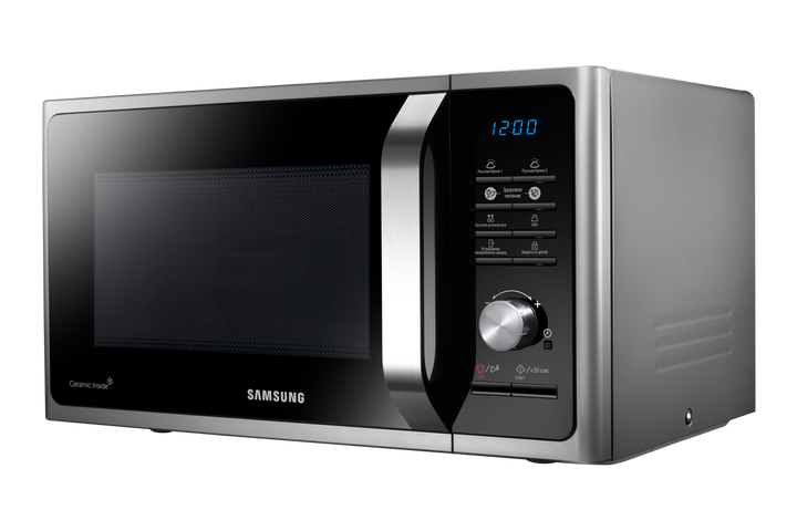 მიკროტალღური ღუმელი SAMSUNG MS23F302TAS/BW — დამატებითი ხედი