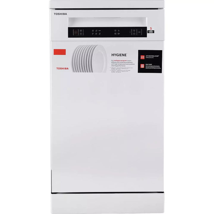 ჭურჭლის სარეცხი მანქანა TOSHIBA DW-10F1CIS(W)